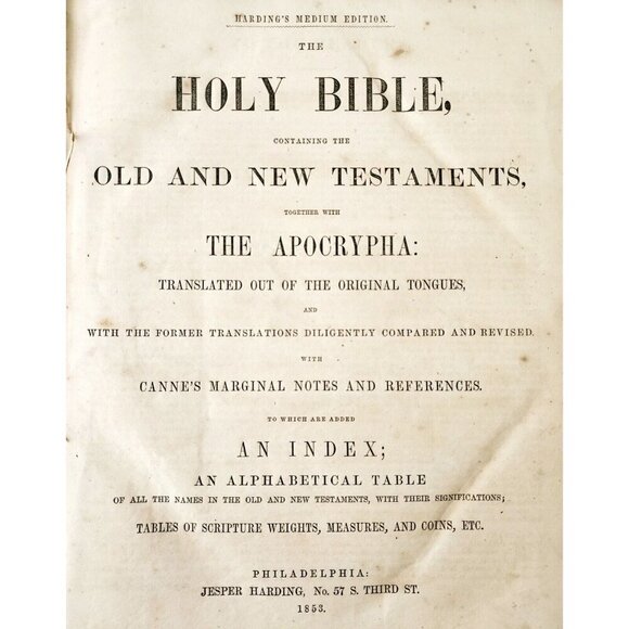 1853 Meat Offering Rare Colored Engraving Victorian Bible Art Antique DWNN23 - Picture 4 of 4